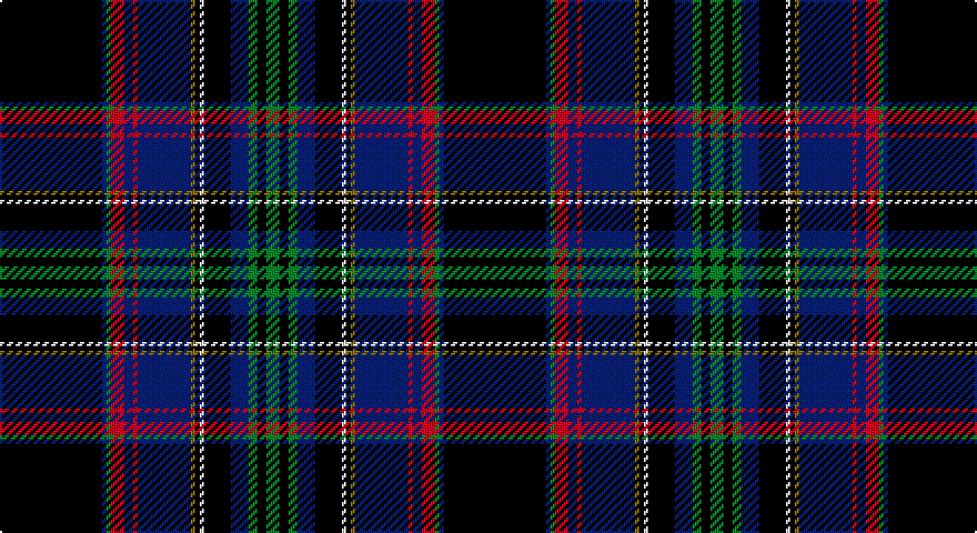 K/46 DB2 G2 R6 DB4 R2 DB24 Y2 K2 W2 K12 DB8 G4 K4 G/6 tartan