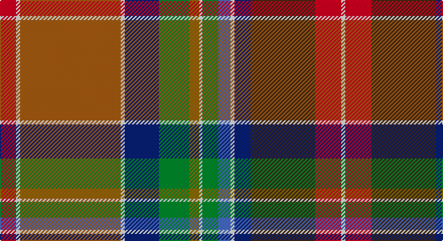 R/16 W4 O100 W4 DB34 G30 Y10 W3 G16 B12 W4 DB16 DO64 R26 W/4 tartan