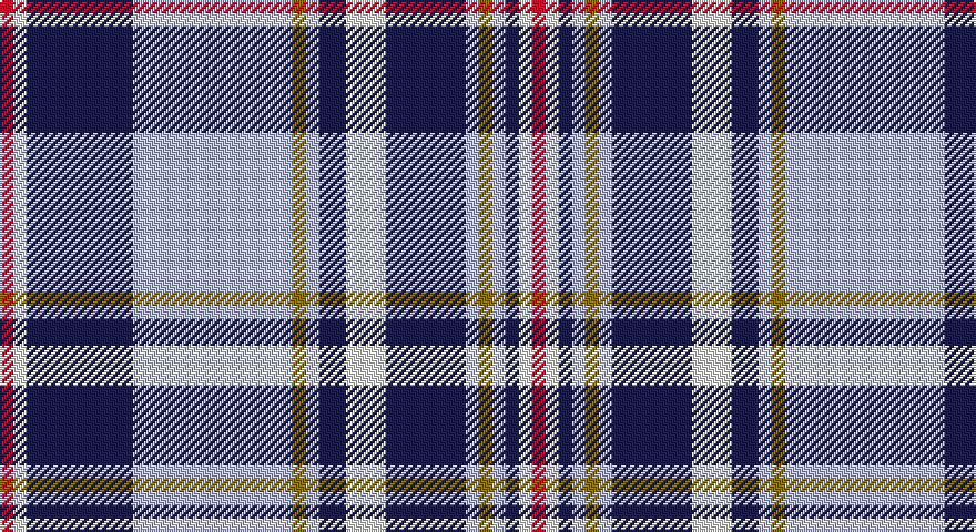 R/6 W6 DB48 LB72 Y6 LB6 DB12 W18 DB36 LB6 Y6 LB6 DB6 W6 R/6 tartan