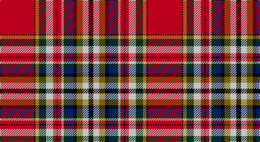 R/58 K2 LO6 DG12 W12 R6 K2 R6 W4 DG6 DB10 K6 Y10 W10 K/8 tartan