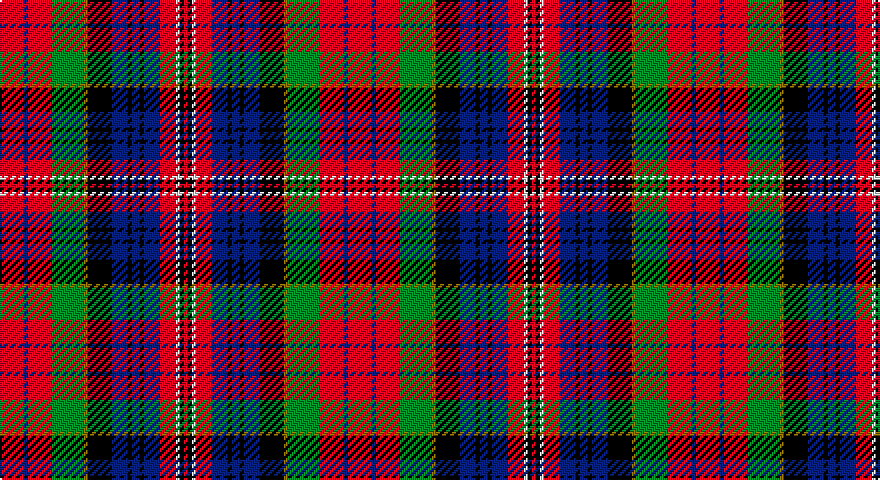 R/12 DB2 R12 G16 Y2 K12 DB8 K2 DB4 K2 DB8 R8 W2 K2 R/2 tartan