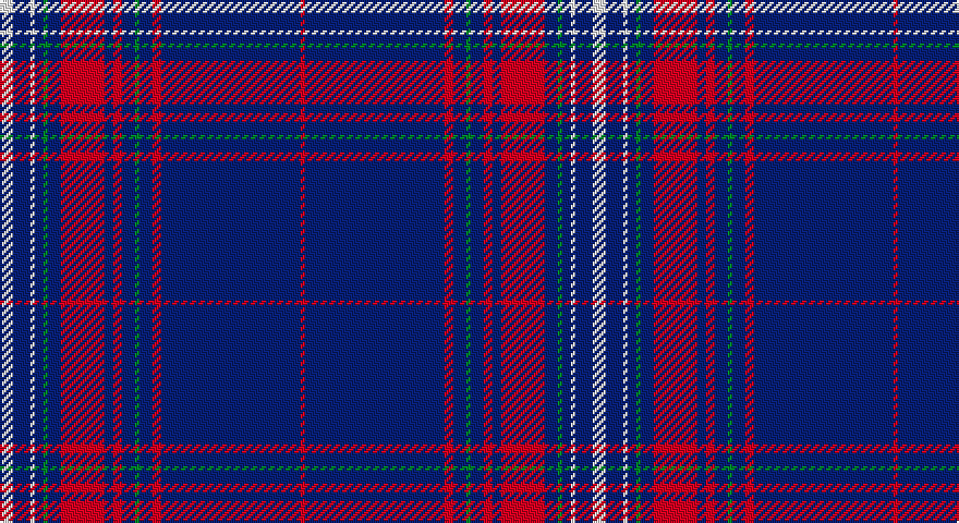 W/6 DB8 W2 DB4 G2 DB6 R20 DB4 R4 DB6 G2 DB6 R4 DB64 R/2 tartan