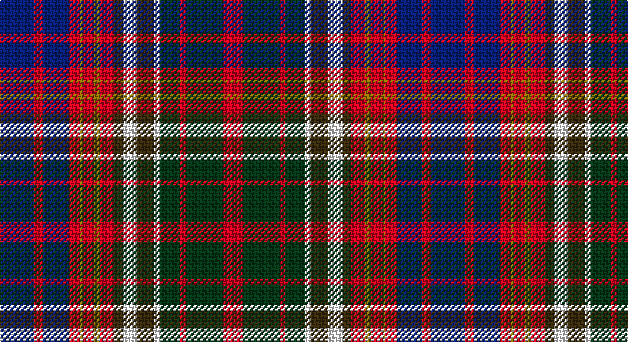 DB/24 R6 DB18 R8 Y2 R8 Y4 R10 DY6 W10 DY12 W4 DG14 R4 DG26 R/14 tartan