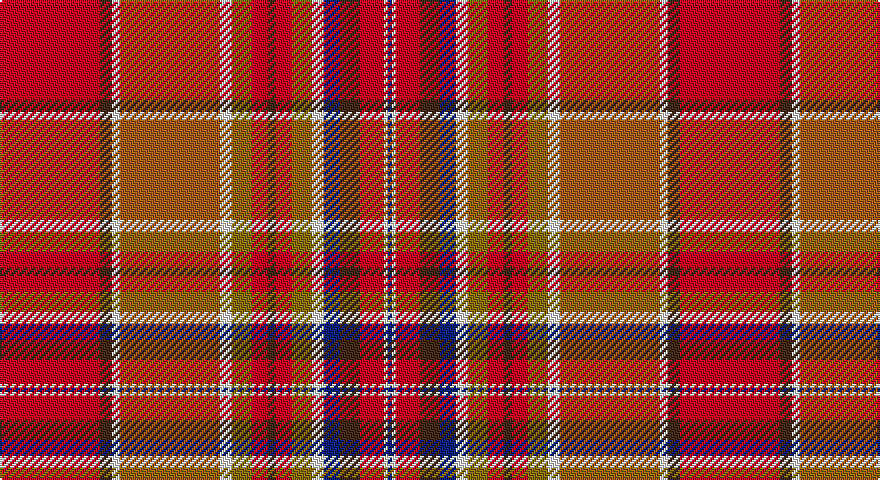 R/50 DO6 W4 O50 W6 Y10 R8 DO4 R8 Y10 W6 DB8 DO10 R12 W2 DB/2 tartan