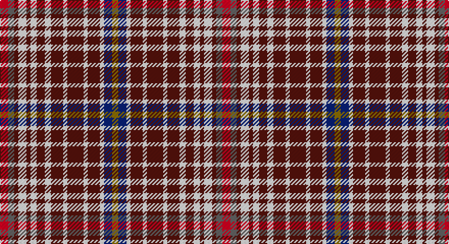 R/8 N6 DR4 W8 DR4 W6 DR8 W6 DR12 W4 DR16 W4 DR12 W4 DB8 Y/6 tartan