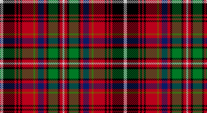 W/7 K24 R4 K4 R4 K4 R24 Y4 R6 DB12 R6 K4 G20 K4 R6 W/4 tartan