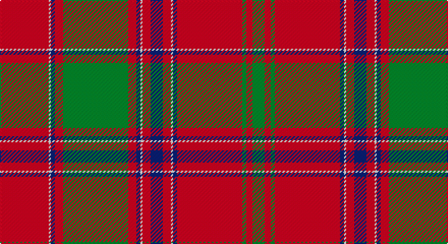 R/48 W2 DB4 R8 G64 R8 DB4 W2 R8 DB12 R8 W2 DB4 R64 G4 R6 G/12 tartan