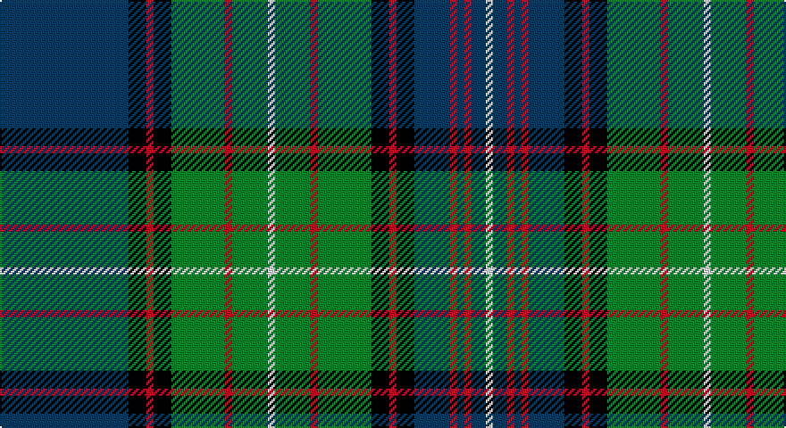 DB/72 K10 R4 K10 G30 R4 G20 W4 G20 R4 G30 K10 R4 K10 DB20 R4 DB4 R4 DB8 W/4 tartan