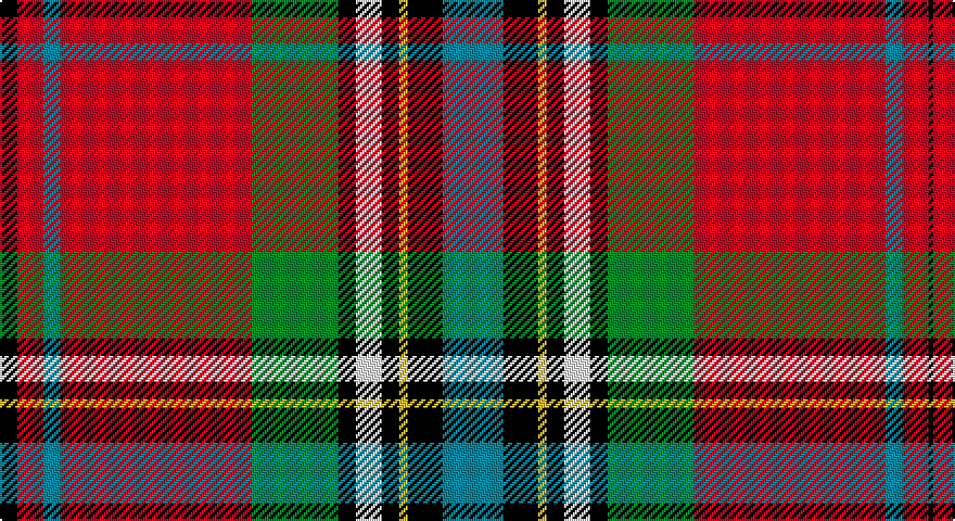 K/8 R12 T8 R88 G40 K8 W12 K8 LY4 K16 T28 K16 LY4 K8 W12 K8 G40 R88 T8 R12 K/2 tartan