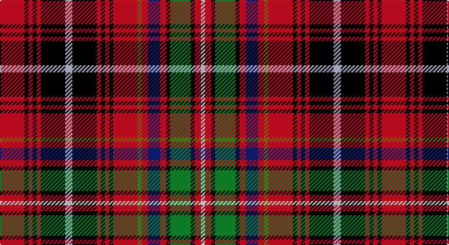 R/24 K4 R4 K4 R4 K24 LB7 K24 R4 K4 R4 K4 R24 Y4 R6 DB12 R6 K4 G20 K4 R6 W/4 tartan