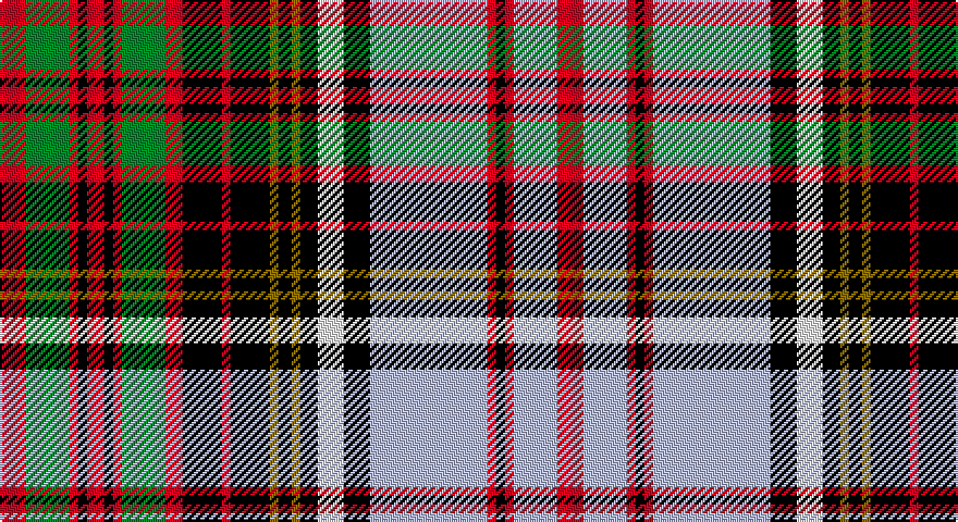 R/12 G20 R4 K4 R8 K4 R4 G20 R8 K18 R4 K18 Y4 K6 Y4 K8 W12 K12 LB54 R4 K4 R4 LB20 R/12 tartan