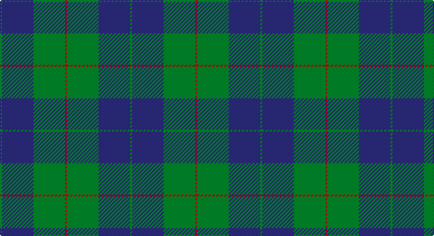 G/2 DB32 G32 R/2 tartan