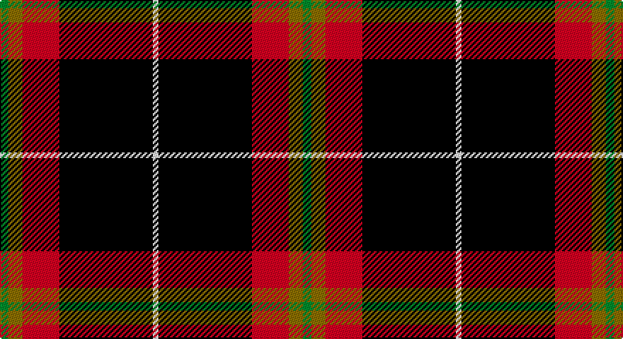 G/6 Y10 R26 K66 W/4 tartan