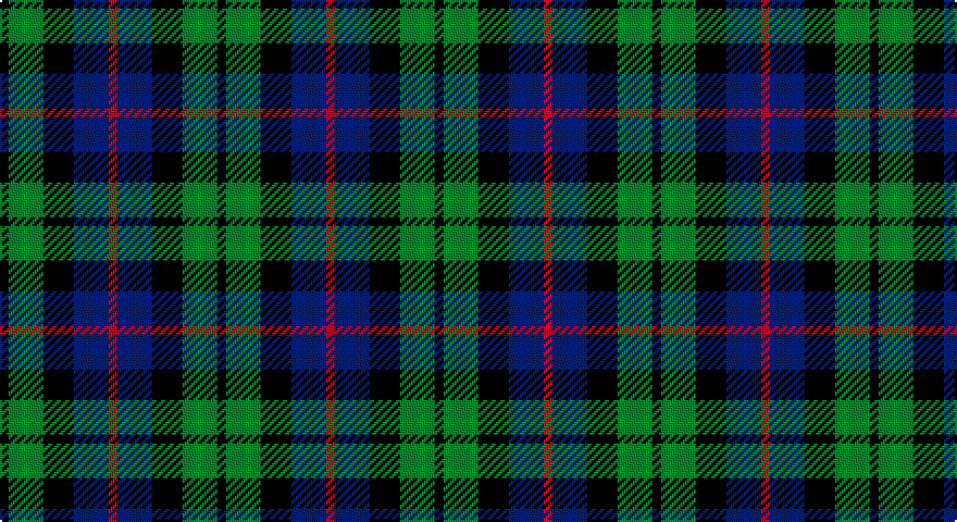 K/4 G16 K14 DB16 R/4 tartan