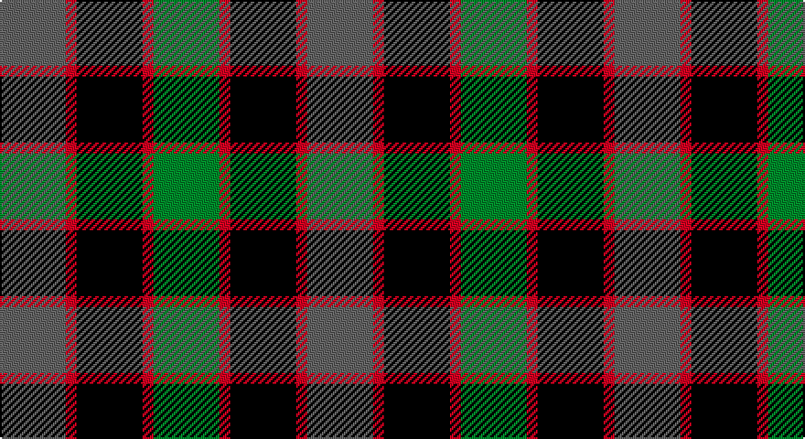N/36 R6 K36 R6 G/36 tartan