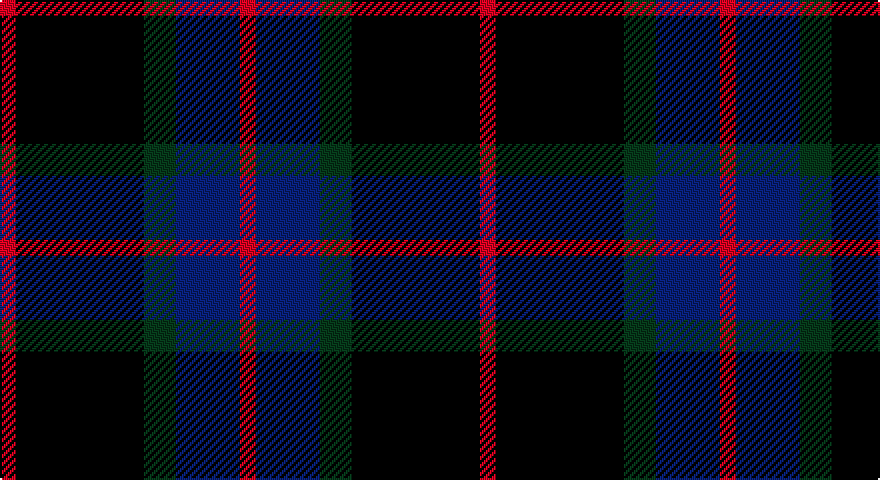 R/8 K64 DG16 DB32 R/8 tartan