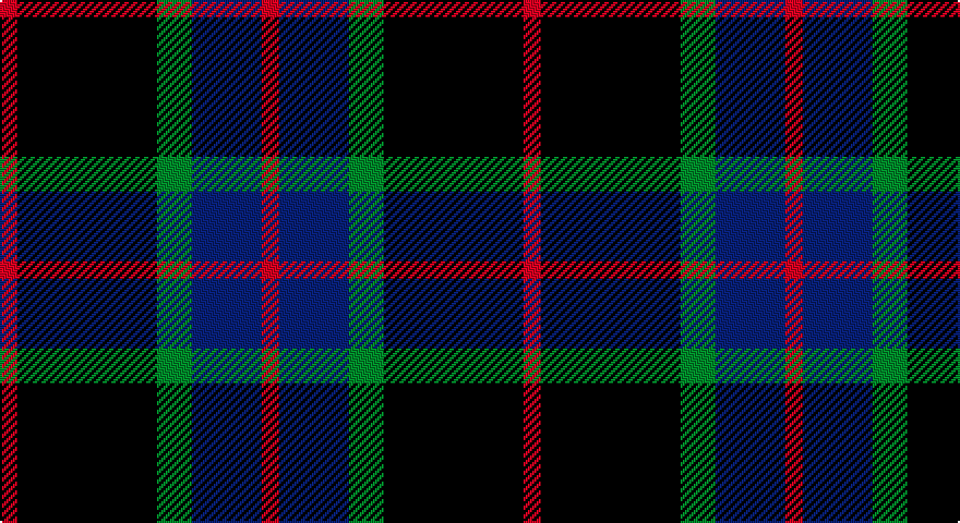 R/8 K64 G16 DB32 R/8 tartan