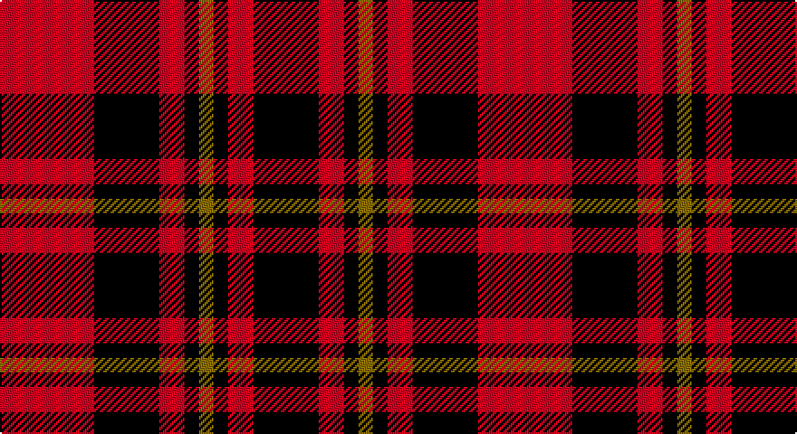 R/52 K36 R14 K8 Y8 K8 R14 K/36 tartan