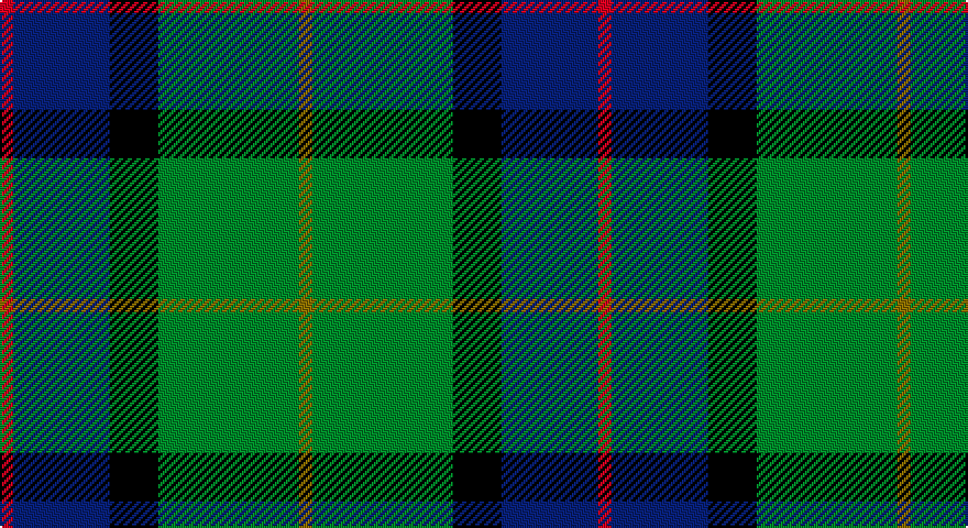 R/6 DB44 K22 G64 Y/6 tartan