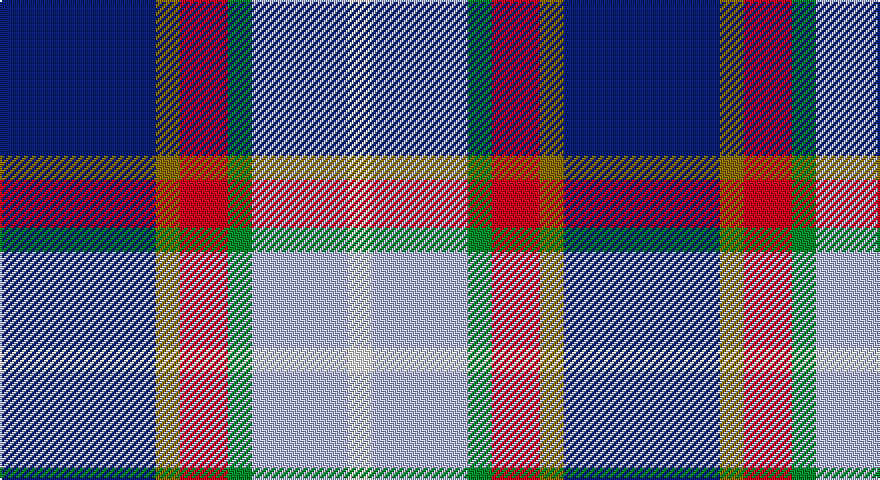 DB/78 Y12 R24 G12 LB48 W/12 tartan