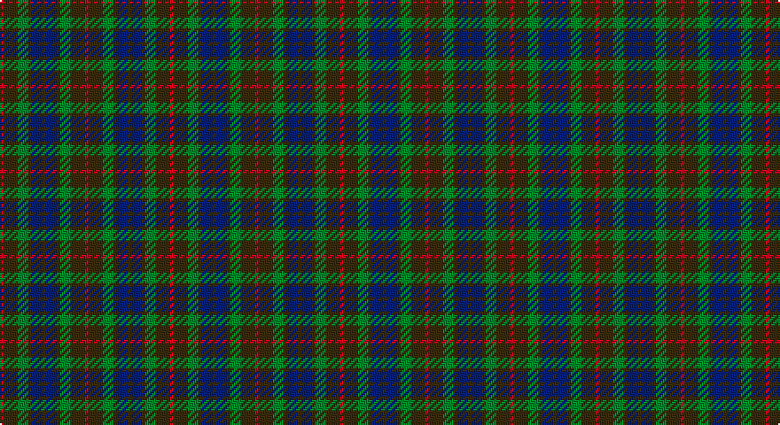 R/2 DY8 G6 DY2 DB6 DY/2 tartan