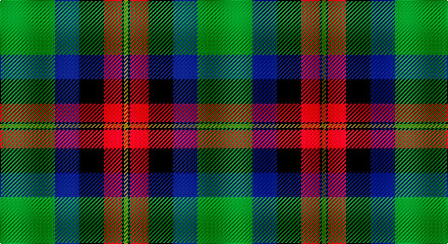 G/54 DB24 K24 R18 K2 Y/4 tartan