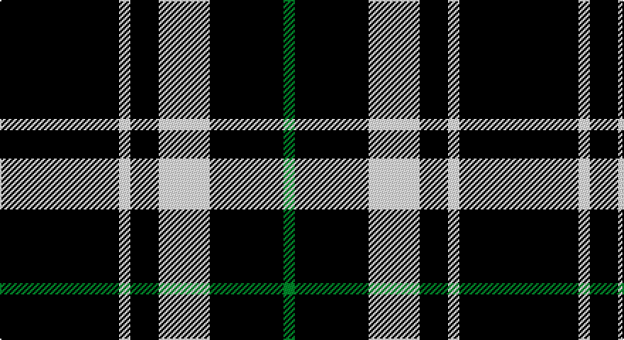 K/84 W8 K20 W36 K52 G/8 tartan