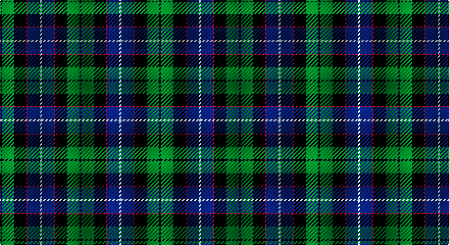 K/2 G12 K12 R1 DB12 W/2 tartan