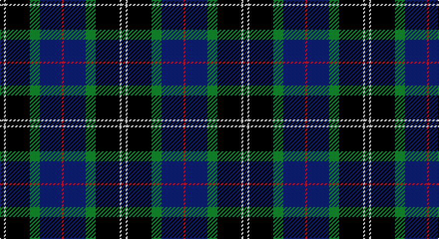 K/4 W2 K24 G10 DB22 R/2 tartan