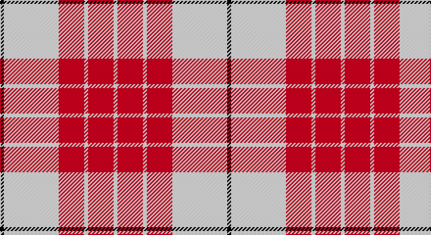K/4 W56 R26 W4 R26 W/4 tartan