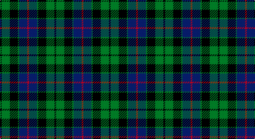 K/3 G14 K14 G2 DB14 R/3 tartan