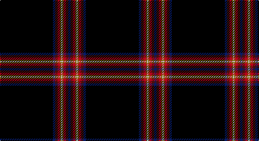 K/90 DB4 DR4 R4 Y2 W2 Y2 R4 DR4 DB/4 tartan