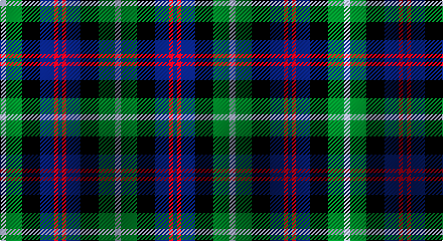 LB/6 G16 K18 DB14 R4 DB/4 tartan