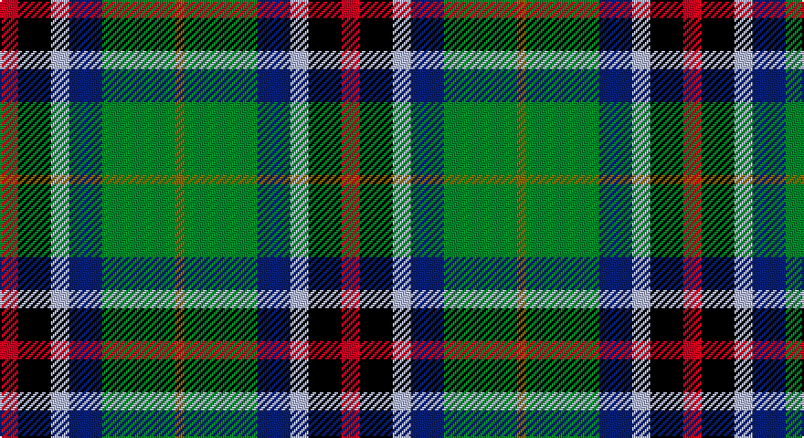 R/10 K18 LB10 DB18 G40 Y/5 tartan