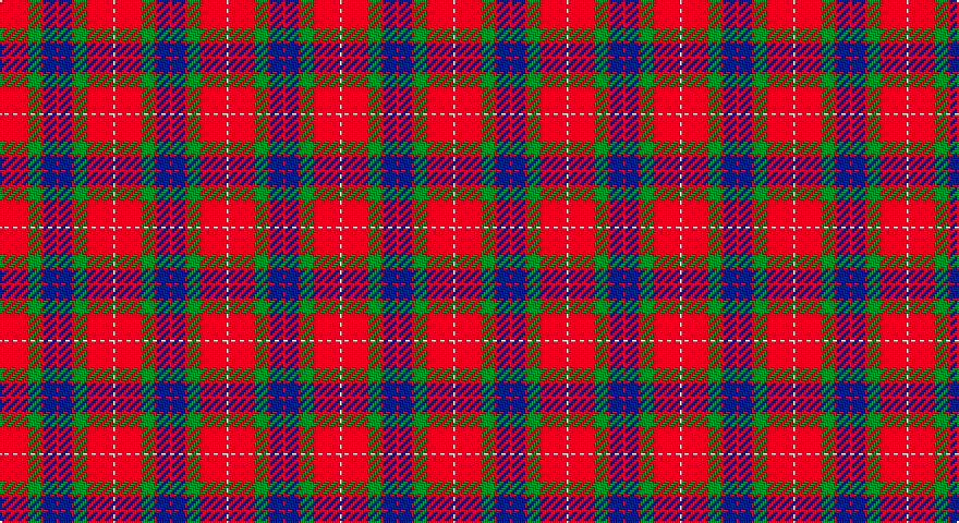 W/1 R12 G6 R1 DB6 R/1 tartan