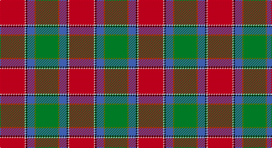 R/40 W2 K2 B12 Y2 G/36 tartan