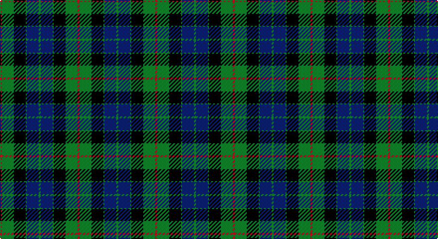 R/2 G12 K12 G1 DB12 G/2 tartan
