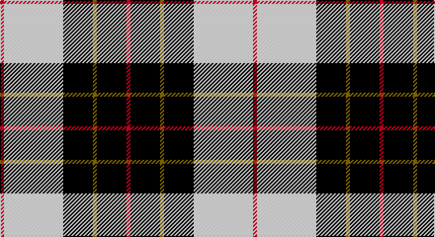 R/4 W60 K30 Y4 K30 R/4 tartan