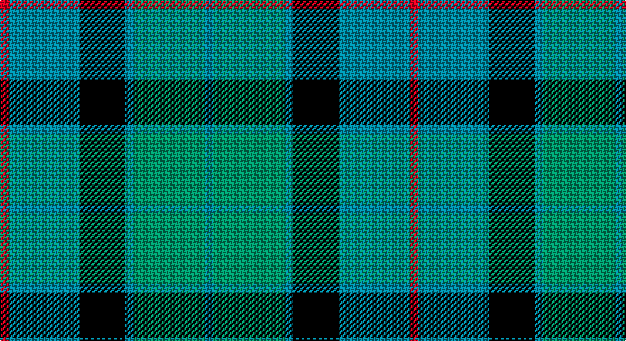 R/6 T50 K32 T6 G50 T/6 tartan