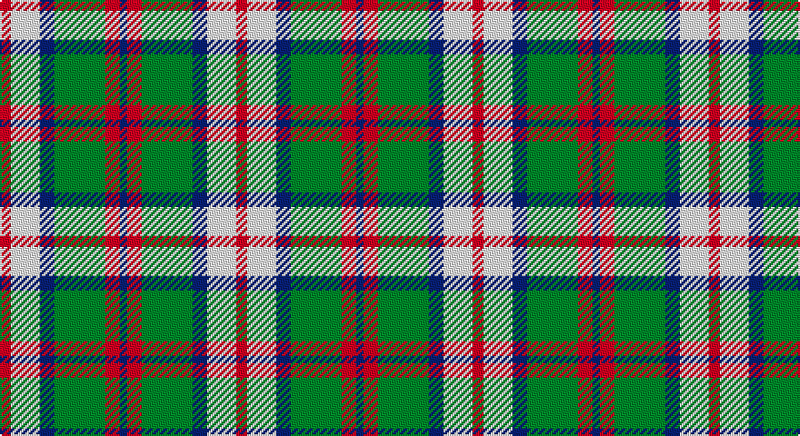 R/6 W16 DB8 G28 R8 DB/4 tartan