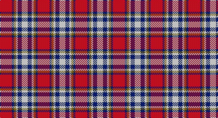 R/24 DB4 Y4 W4 DB8 W/12 tartan