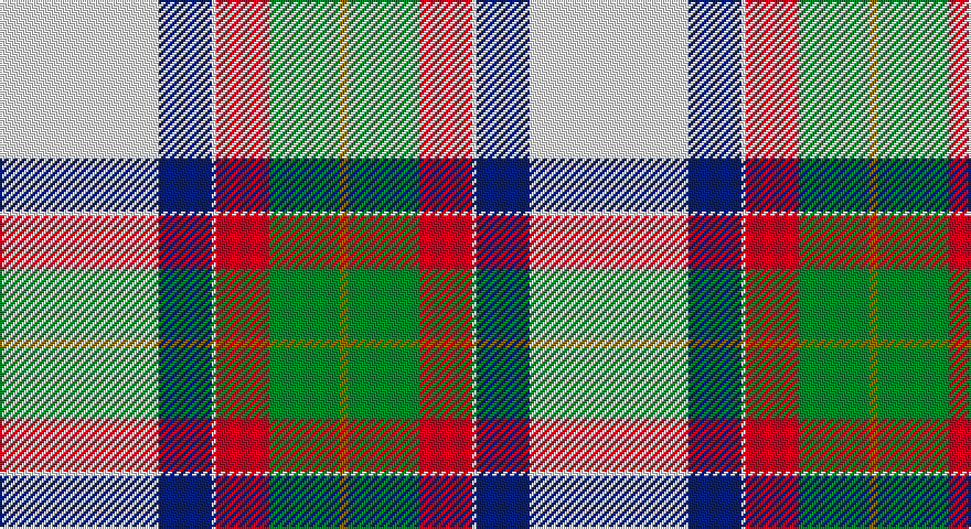 W/72 DB24 W2 R24 G32 Y/4 tartan