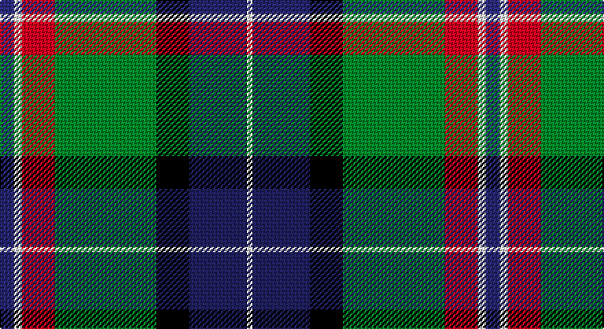 DBi/10 W6 R24 G74 K24 DB42 W/4 tartan