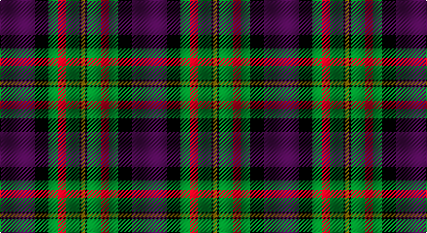 DP/36 K14 G10 R8 G14 K2 Y/4 tartan