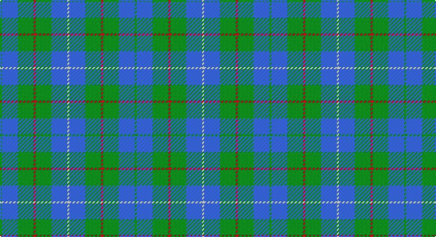 G/2 B16 G16 R2 G16 B16 W/2 tartan