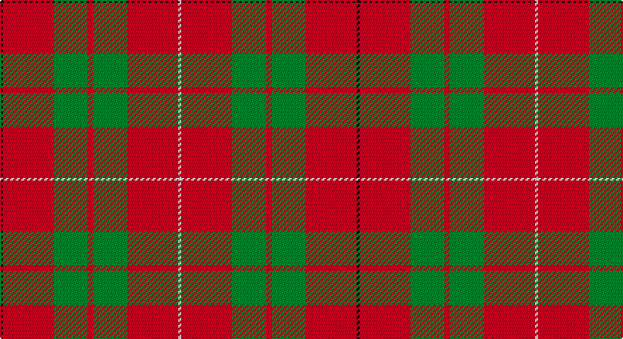 K/2 R36 G24 R4 G24 R36 W/2 tartan