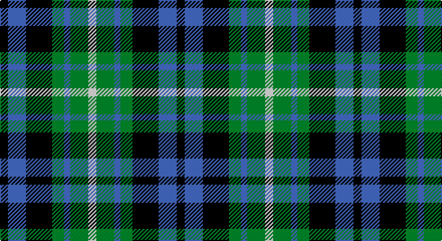 K/8 B18 K26 G12 B6 G18 W/8 tartan