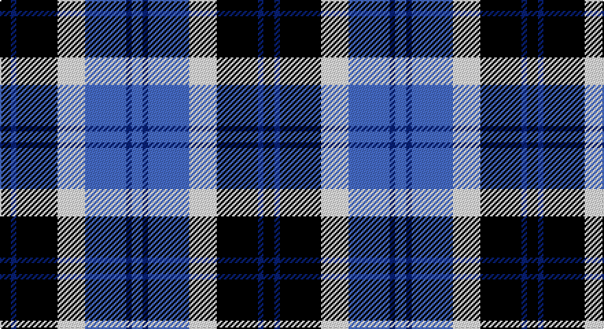 K/8 DB4 K30 W20 B30 DB4 B/8 tartan