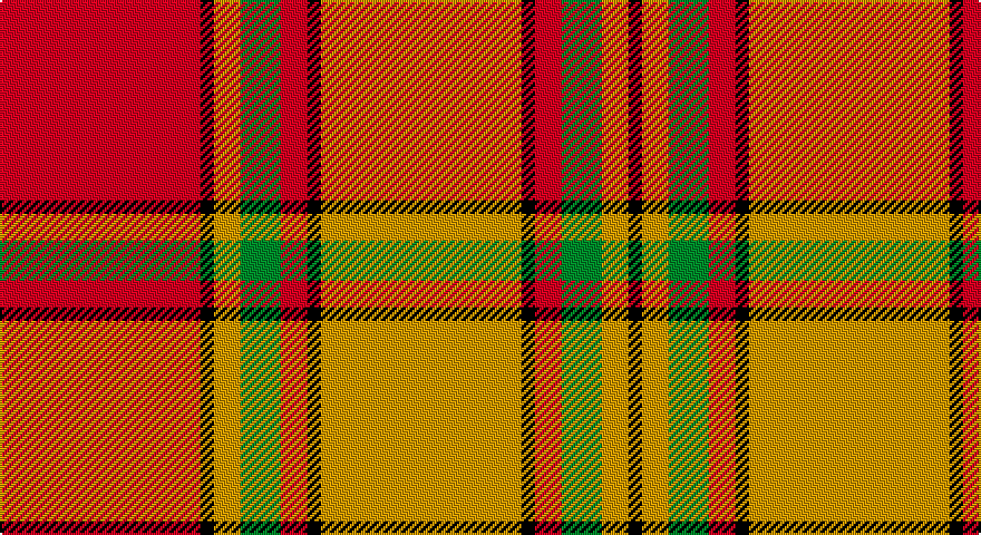 R/90 K6 LO12 G18 R12 K6 LO90 K6 R12 G18 LO12 K/6 tartan