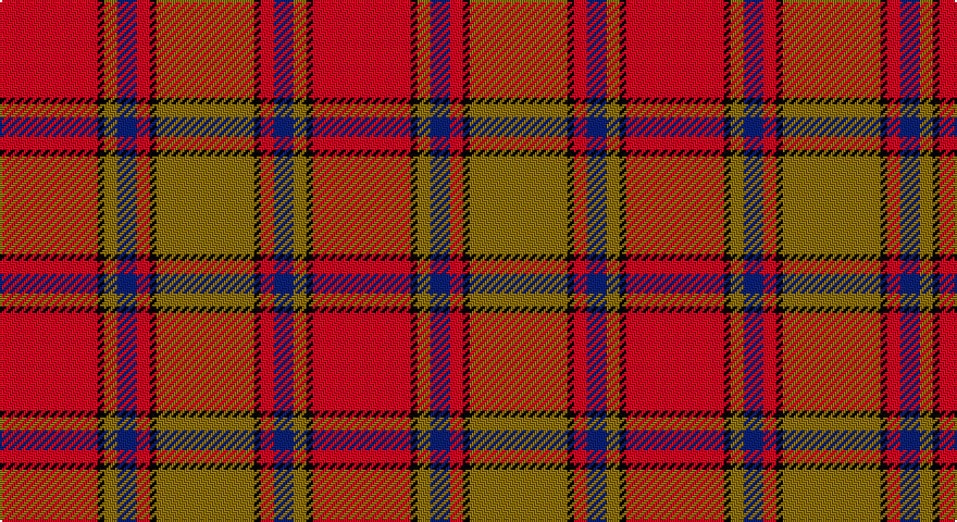 R/45 K3 Y6 DB9 R6 K3 Y/45 tartan